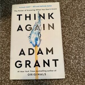Think Again by Adam Grant - White Cover Edition